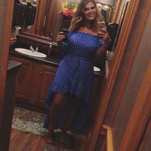 Red dress/Vici hi low dress